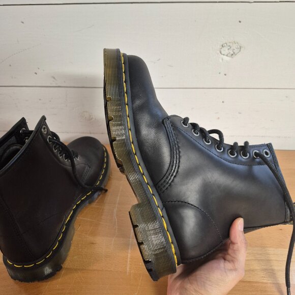 DR. Martens unisex adult leather boots Woman's size 6 Men's size 5 - Picture 4 of 6